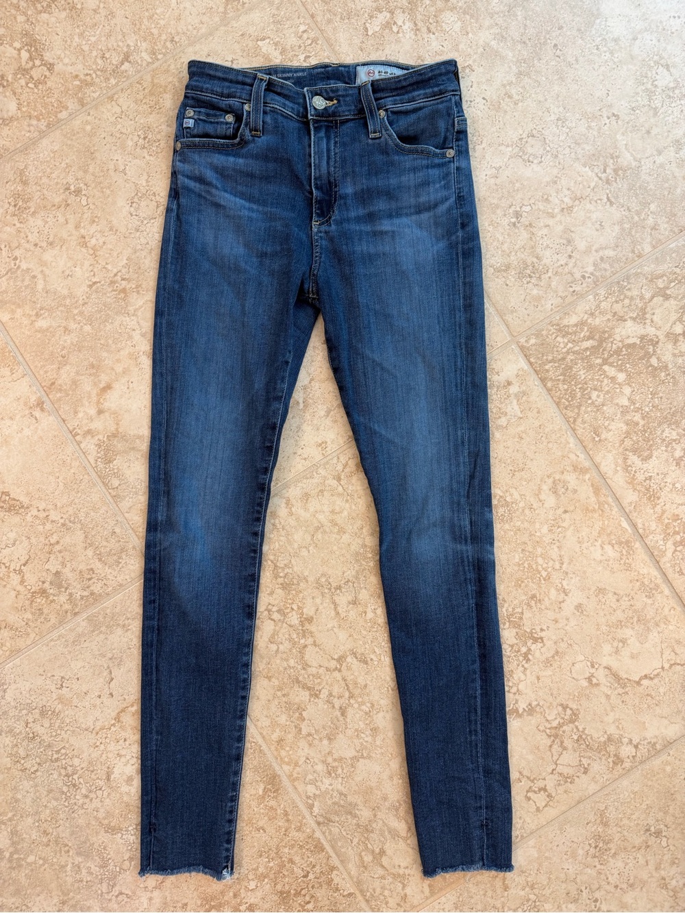 AG Adriano Goldschmied Farrah Skinny Ankle Jeans 25R